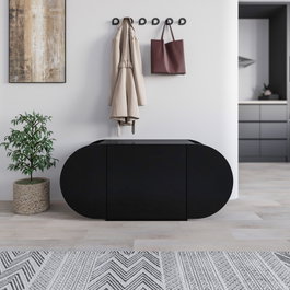Hanah Home Pozy Shoe Bench - Negro